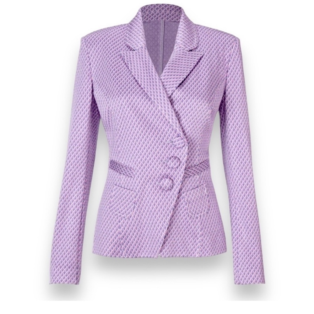 CAbi Imperial Blazer Size M Lavender Lilac Jacket Blazer #5847 *NWT*